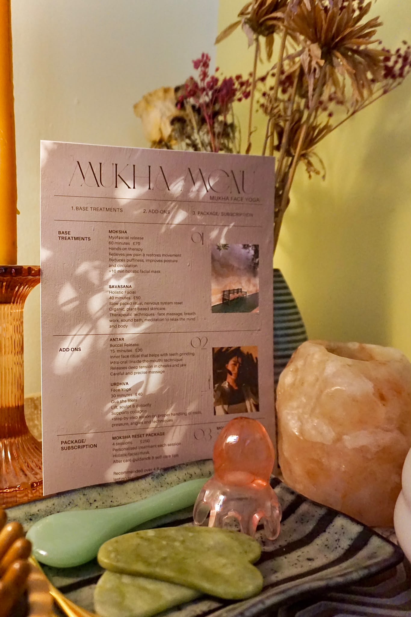 Mukha holistic facial therapy treatment in Surbiton Surrey